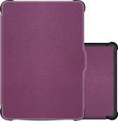 Hoes Geschikt voor Kobo Clara HD Hoesje Bookcase Cover Book Case Hoes Sleepcover - Paars