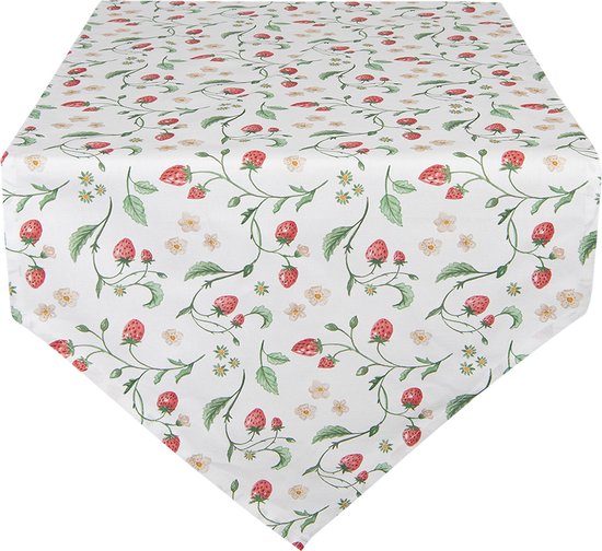 Circus Tafelkleed Rood Wit Gestreept Papier 1,8m