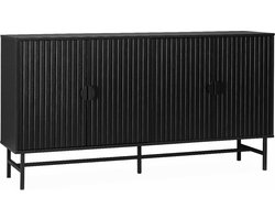 sweeek - Dressoir, bazalt, l 157,5 x b 39 x h 83cm