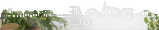 Skyline Engelbert Spiegel - 120 cm - Woondecoratie - Wanddecoratie - Meer steden beschikbaar - Woonkamer idee - City Art - Steden kunst - Cadeau voor hem - Cadeau voor haar - Jubileum - Trouwerij - WoodWideCities