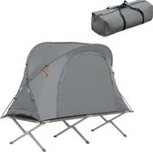 Mara Tent 1-Persoons- Koepeltent - Op Poten - Kamperen - Grijs