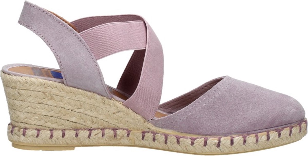 Verbenas Mila Sandalen Touwzool - Lila - Maat 38