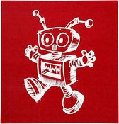 Screen stencil. robot. 20x22 cm. 1 vel