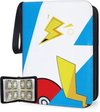 Afbeelding van het spelletje Buxibo - 900 Vaks Opbergmap - Verzamelmap Geschikt voor Pokémon Kaarten - Verzamelalbum met Rits - Groot 9 Pocket Map Binder Houder - Blauw