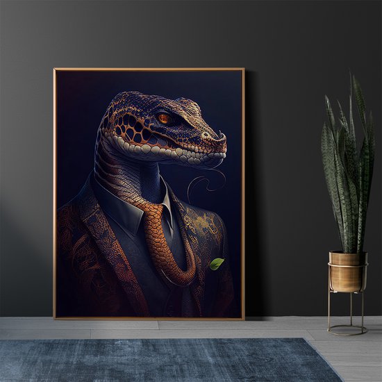 AI - Décoration d'intérieur - Affiche - Animaux - Serpent - Pack - 39 - 60 x 80 cm