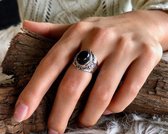 Zilveren ring Black Onyx