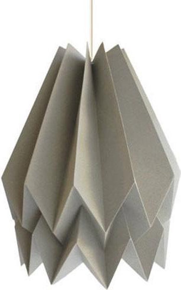 Orikomi Origami lampenkap Papier Ø30 cm Grijs