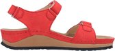 BERKEMANN - Damesmodel Flore 01353-210 Comfort sandaal - rood - maat EU: 38 2/3 en UK: 5,5