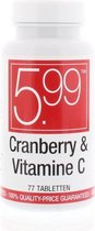 5.99 Cranberry Blaas Tabletten 77 st