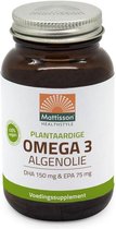 Vegan Omega-3 Algenolie - DHA 150mg & EPA 75mg - 60 capsules