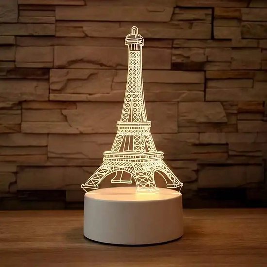 3D Illusie Lamp Eifeltoren