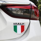 Van de de Stijlschild van de de Vlagstijl van Italië van het de Metaalauto de Kenteken Decoratieve Sticker