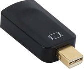 Mini DisplayPort mannelijk naar HDMI vrouwelijke adapter, afmeting: 4 cm x 1,8 cm x 0.7 cm (zwart)