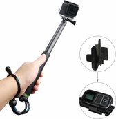 Handheld Aluminium Uitschuifbare Paal Monopod met Schroef & Afstandsbediening Gesp voor GoPro HERO5 Sessie / 5/4 Sessie / 4/3 + / 3/2/1, Xiaoyi Sport Camera's, Aanpassing Lengte: 36-110cm (Gr