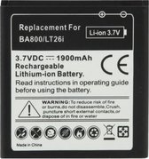 BA800 1900mAh vervangende batterij voor Sony Xperia S / LT26i / Xperia Arc HD