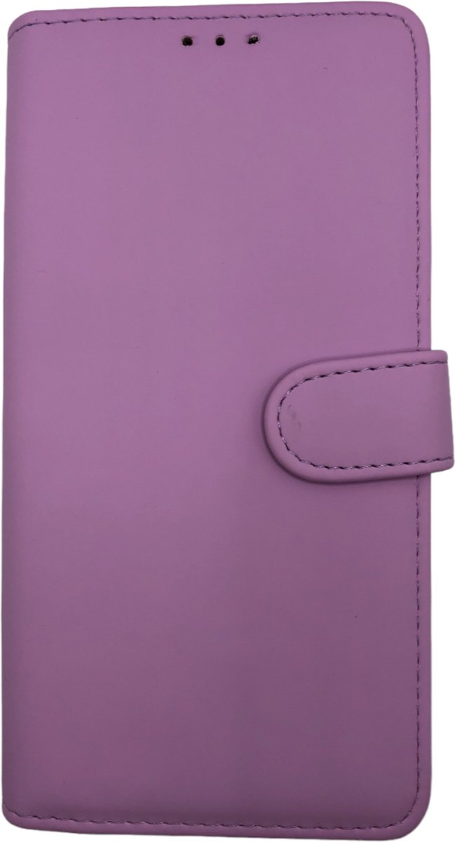 PU Leder wallet Case - Book Case Flip Cover Hoesje Met Stand Functie - Beschermhoes Met Pasjes Houder - Geschikt voor Samsung Galaxy A54 - Lila (Lavendel)