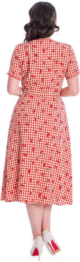 Robe évasée Banned -3XL- CHERRY AMORE Rouge