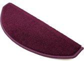 Paquet 15x Tapis d'escalier Elite Soft aubergine / violet 62x19x3,5