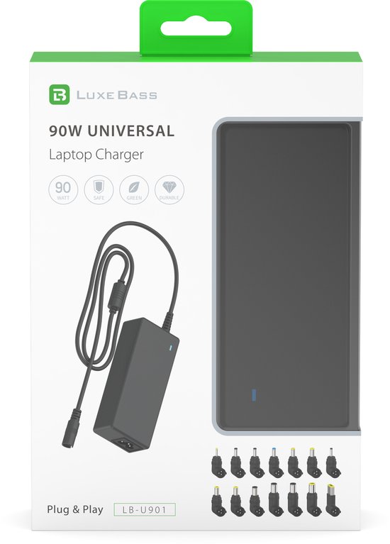 Chargeur adaptateur chargeur universel pour ordinateur portable 90W avec connecteurs 14 broches | LB-U901