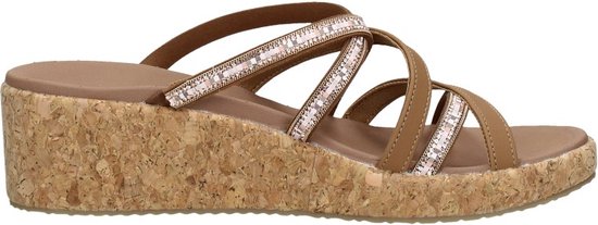 Skechers Beverlee Archfit dames sandaal - Natural - Maat 39