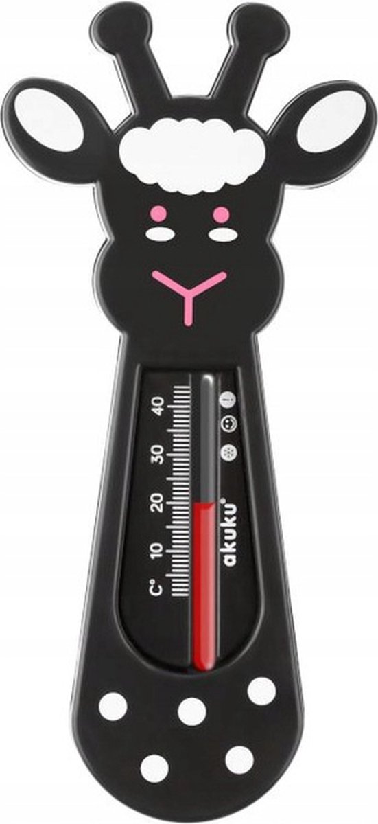 Akuku- Thermomètre de bain bébé - mouton noir - 0m+ Zwart
