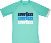 JUJA - UV-Zwemshirt met korte mouwen voor kinderen - UPF50+ - Swim - Lichtgroen - maat 158-164cm