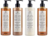 PRIJA Cosmeticaset: Badschuim, vloeibare zeep, hydraterende crème, douchegel/shampoo 4x380ml