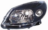 Dacia Sandero, 2008 - 2012 - koplamp, H4, smoke, links