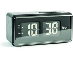 Balvi digitale wekker retro LCD Flip - Zwart | bol.com