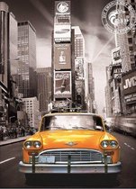 New York Taxi - Diamond Painting 40x55 (Volledige bedekking - Vierkante steentjes)