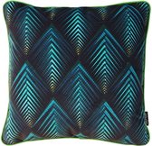 Sierkussen Velvet Blue Grass | 45 x 45 cm | Velvet/Polyester