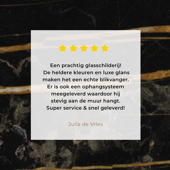 MuchoWow® Peinture sur Verre - Marbre - Zwart - Or - Veine - 80x160 cm - Peintures sur Verre Acrylique - Photo sur Glas