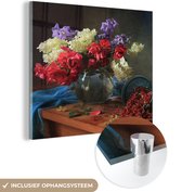 MuchoWow® Glasschilderij 20x20 cm - Schilderij acrylglas - Kleuren - Fruit - Stilleven - Foto op glas - Schilderijen