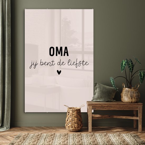 Cadeau grand-mère - Grand-mère tu es la plus douce - Rose - Coeur