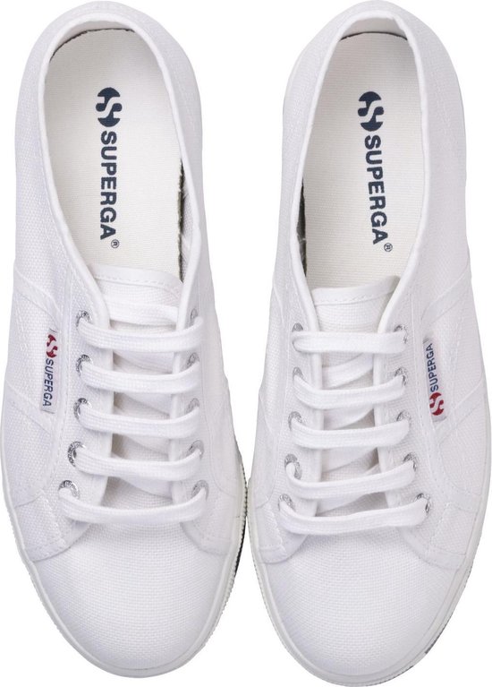 Superga Vrouwen Leren Lage sneakers / Damesschoenen 2790 lettering - Wit  combi - Maat 41 | bol.com