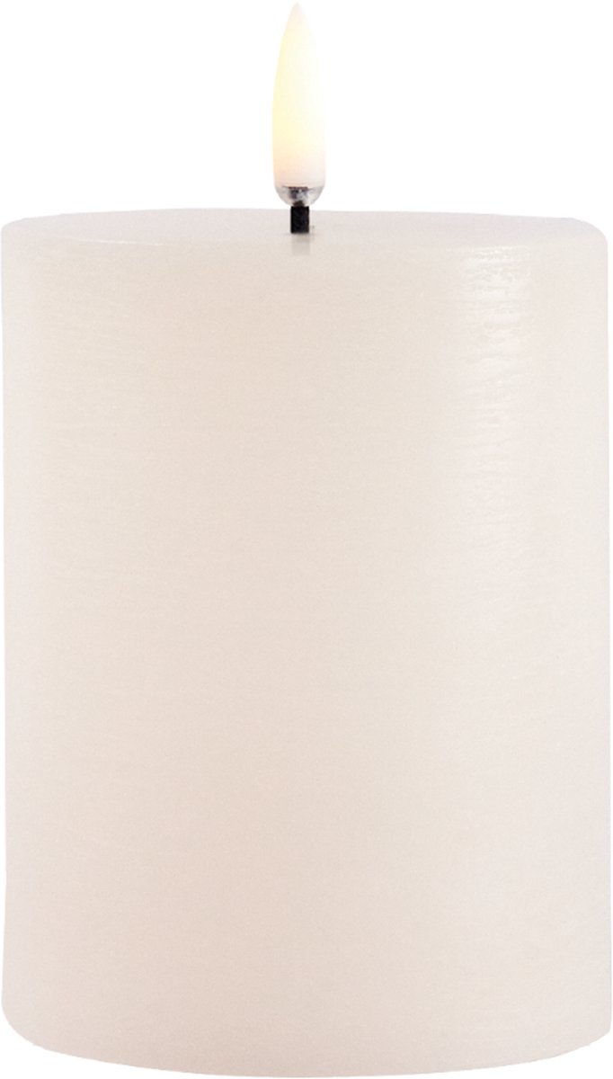 Uyuni Led Rustieke Kaars Vanille - 7,8x10cm