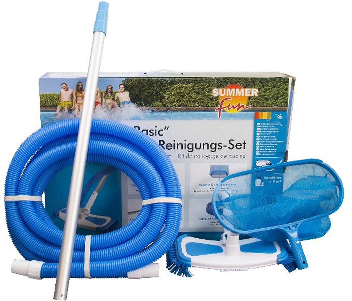 Summer fun schoonmaakset basis - Voor skimmer - slang - steel