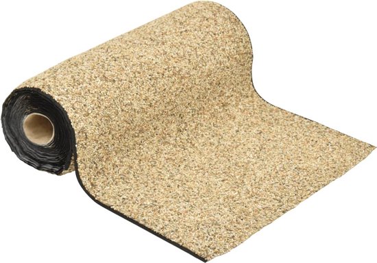 vidaXL Grindfolie 150x40 cm natuurlijke zandkleur - Grindfolie - Grindfolies - Vijverfolie - Grindfolie Vijver