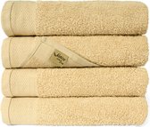 Satize Comfort Handdoeken 50x100 cm - Dikke band - Set van 8 - Badhanddoeken hotelkwaliteit - 100% katoen - Taupe