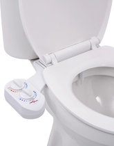 vidaXL - Bidetaansluiting - voor - toiletbril - warm/koud - water - enkel - mondstuk