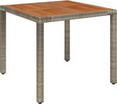 vidaXL-Tuintafel-met-houten-blad-90x90x75-cm-poly-rattan-grijs