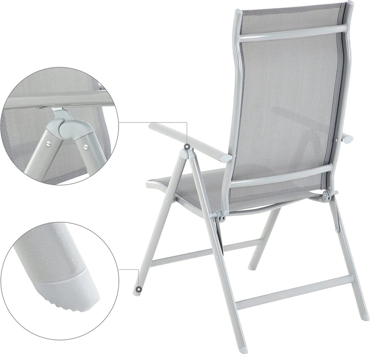 just be... Campingstoel, licht, opvouwbaar en draagbaar, met armleuningen, bekerhouder en draagtas, voor volwassenen en kinderen, tuin, strand, barbecue en vissen, lichtblauw met zwarte rand