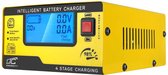 LTC - Chargeur de batterie de voiture - 6V/12V - Convient à différents types de batteries de 3Ah à 150Ah