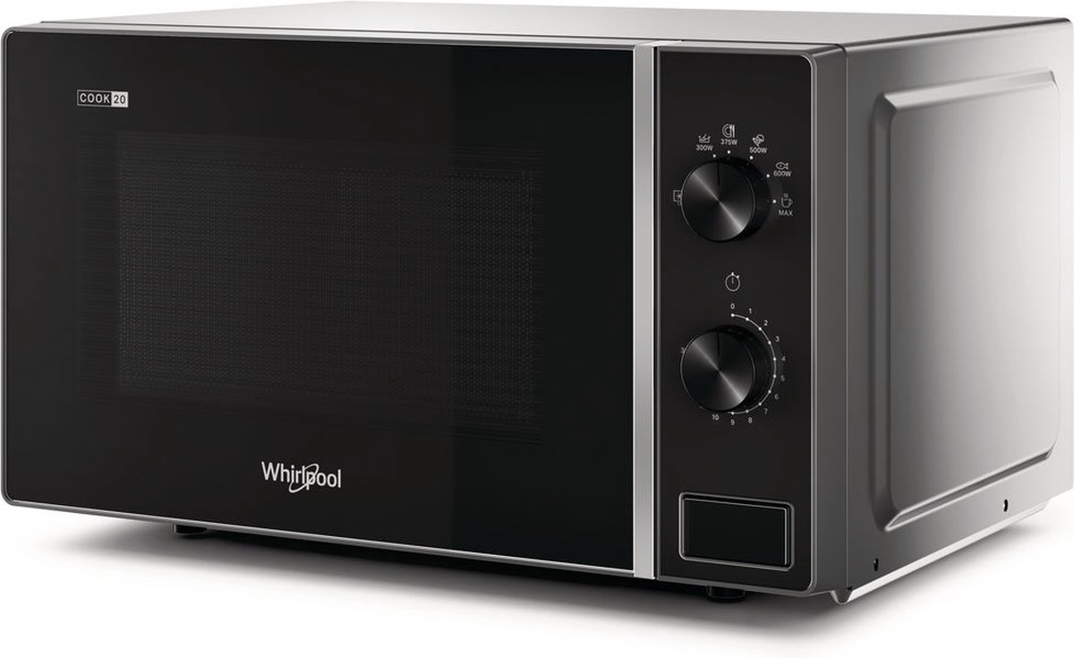 Bol.com Whirlpool MWP 101 SB Magnetron - 20 liter - 700 W aanbieding