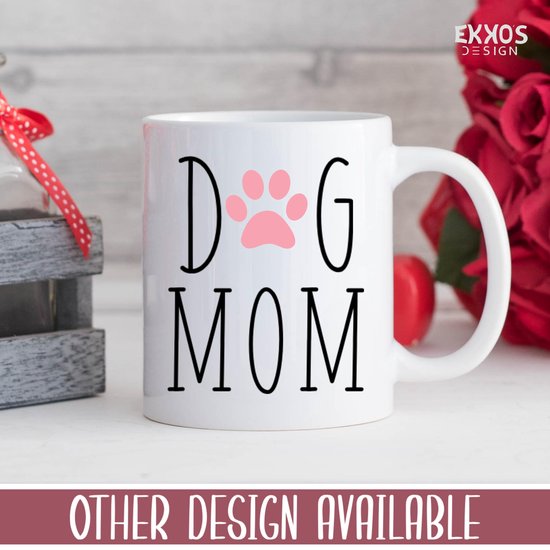 Mug Mom Chien - Cadeau Fête des Mères - Fête des Mères - Cadeau pour Maman - Cadeau Fête des Mères - Cadeau Anniversaire Femme - Mugs et Tasses - Cadeau Femme - Saint Valentin - Tasse à Café