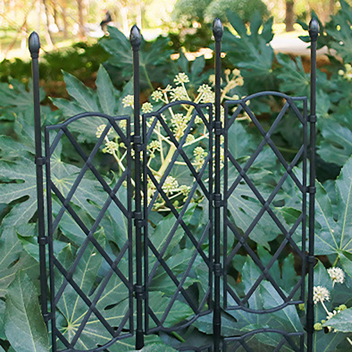 Portique d'escalade Plantes en métal - Support pour plantes d'extérieur  dans le Jardin
