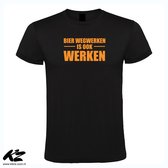 Klere-Zooi - Bier Wegwerken [Oranje Editie] - Heren T-Shirt - 4XL