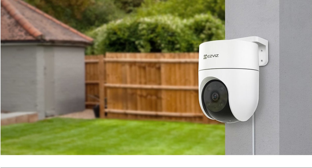 Caméra de surveillance filaire Ezviz H8c extérieure Blanc - Caméra de  surveillance
