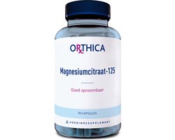 Orthica Magnesiumcitraat-125 - goed opneembaar - 90 capsules