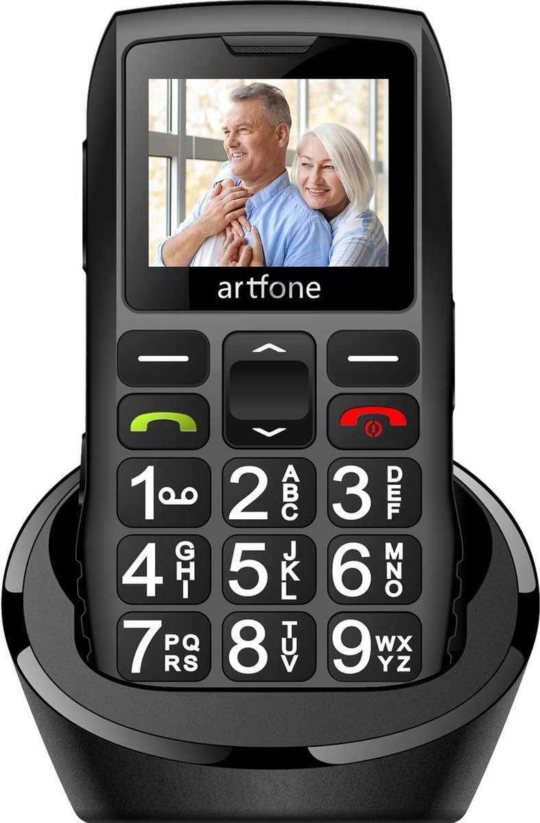 Mobiele telefoon voor senioren, Draagbare Pager Voor Zorgverleners / Sos Alarm - Noodoproepknop Bel / Noodalarmsysteem / Persoonlijke Alarmhulp \ telefoon voor oudere mensen